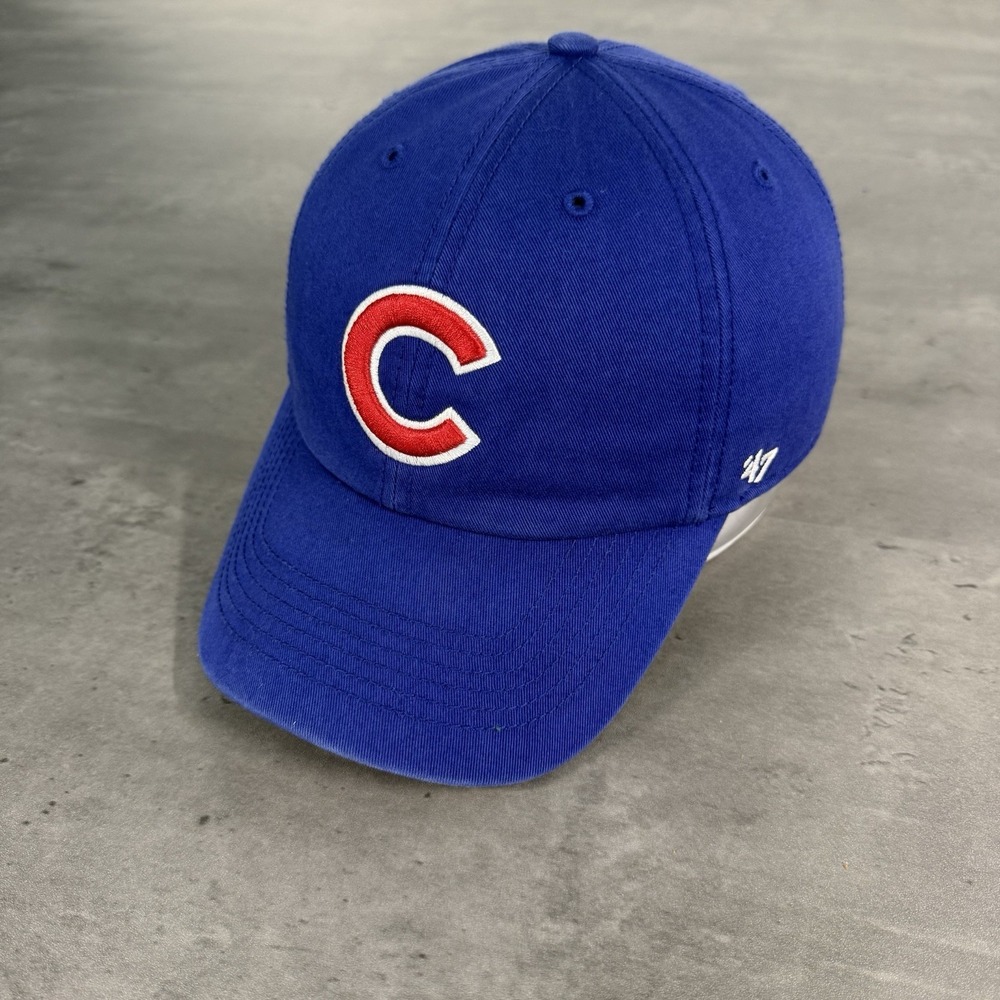 Chicago Cubs Hat Blue Red '47 Brand Dad Cap Large Fitted Relaxed Unstructured